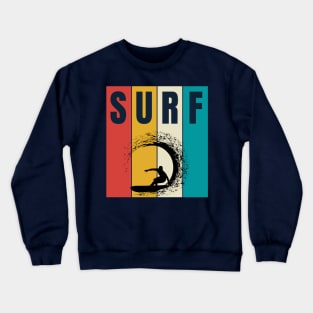 SURF, SURFER TEE, SURFING GIFT Crewneck Sweatshirt